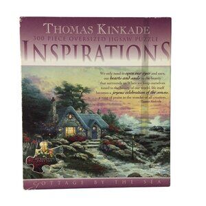 Thomas Kinkade Inspirations Puzzle 300 PC Cottage By The Sea Ceaco 2007 Oversize